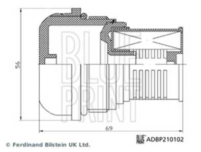 Hydraulfilter, lamellkoppling-allhjulsdrift, Bakaxel, audi,seat,skoda,vw, 02D 525 558 A, 02D 525 558, 2D 525 558 A, 2D 525 558