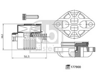 Hydraulfilter, lamellkoppling-allhjulsdrift, volvo, 30787687