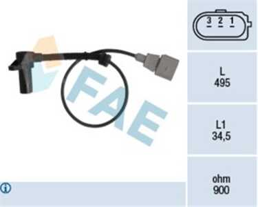 Impulsgivare, vevaxel, audi a6 c5, a6 c5 avant, a8 d2, a8 d3, vw touareg, 077 905 381 G, 077 905 381 N, 5N0919109A, 5N0919109B,