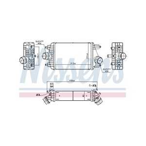 Intercooler, Höger, porsche 911, 911 cabriolet, 99111064072, 99111064073