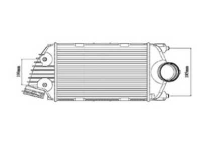 Intercooler, Höger, porsche 911, 911 cabriolet, 99711064070