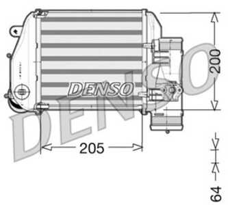 Intercooler, Vänster, audi a6 c6 avant, 4F0145805E