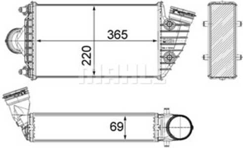 Intercooler, Vänster, porsche 911, 911 cabriolet, 99711063900