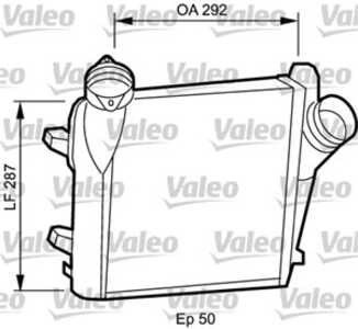 Intercooler, Vänster, audi q7, porsche cayenne, vw touareg, 7L0145803, 7L0145803A, 7L6145803A, 7L6145803C, 7L6145803D, 7L614580