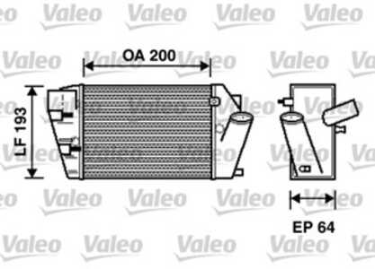 Intercooler, Vänster, audi a4 b6, a4 b6 avant, a4 b6 cabriolet, a4 b7, a4 b7 avant, 8E0145805E, 8E0145805G, 8E0145805P, 8E01988