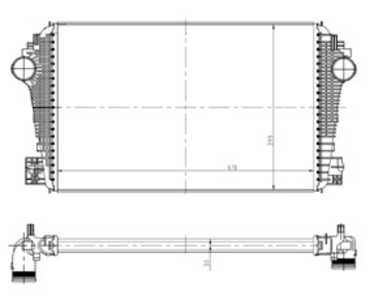 Intercooler, vw amarok, amarok flak/chassi, 2H0145804, 2H0145804D