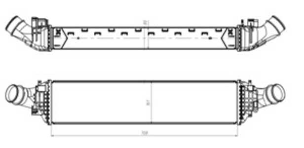 Intercooler, audi a6 allroad c7, a6 c7, a6 c7 avant, a7 sportback, 4G0145805L, 4G0145805N