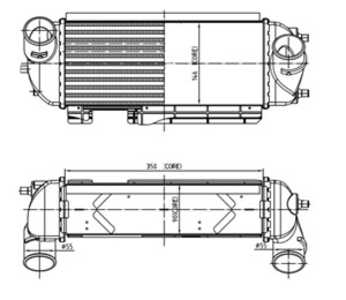 Intercooler, hyundai ix35, ix35 van, kia sportage iii, 282712F450, 282712F750