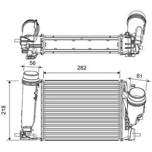 Intercooler, nissan,renault, 144614BE0A, 14461-4BE0A, 144614EB0A, 14461-4EB0A, 144614EB0B, 14461-4EB0B, 144614EB1A, 14461-4EB1A