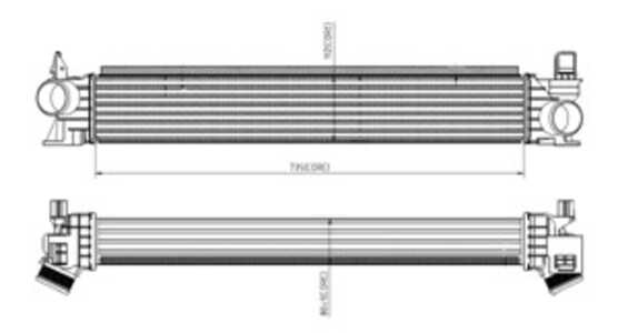 Intercooler, fiat ducato buss, ducato flak/chassi, ducato skåp, 1382429080, 53144431