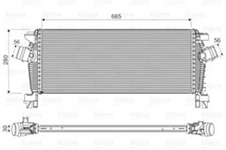 Intercooler, opel astra j, astra j gtc, astra j sedan, astra j sports tourer, zafira tourer c, vauxhall astra mk vi, zafira mk 