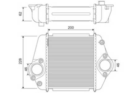 Intercooler, mazda cx-7, R2AX13565, R2AX-13-565