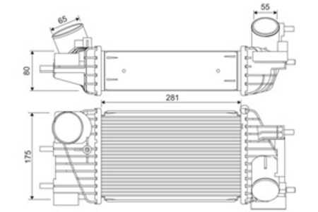 Intercooler, nissan juke, 144611KC0B, 14461-1KC0B