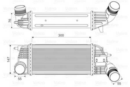 Intercooler, citroën c5 iii, c5 break iii, peugeot 407 coupé, 508 i, 508 sw i, 0384-N4, 384N4, 9683009680