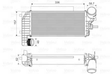 Intercooler, ford, 1740034, 1766819, 1778294, 1796565, 1803543, BV619L440CJ