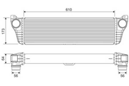 Intercooler, mercedes-benz viano [w639], 6395011301, A6395011301