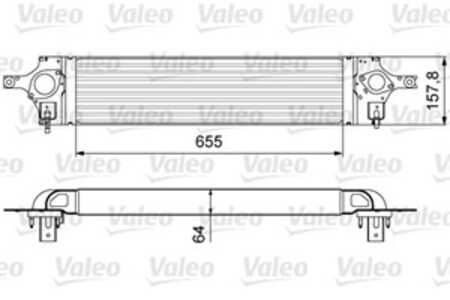 Intercooler, nissan x-trail ii, renault koleos i, 144613UC0C, 14461-3UC0C, 14461JG70B, 14461JG70C