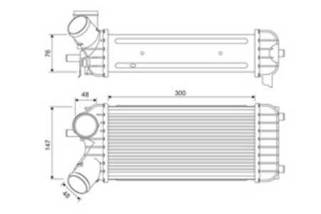 Intercooler, ford c-max ii, c-max van ii, grand c-max, grand c-max van, 1692747, 1697476, 1747987, 1755305, 8V619L440CB, 8V619L