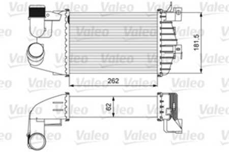 Intercooler, opel, 6302083