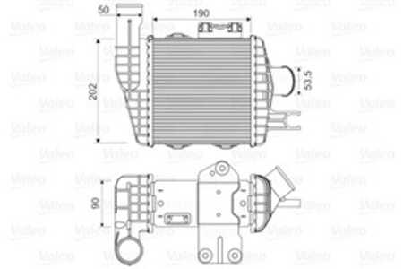 Intercooler, hyundai tucson, kia sportage ii, 2827127250, 28271-27250, 2827127251, 28271-27251