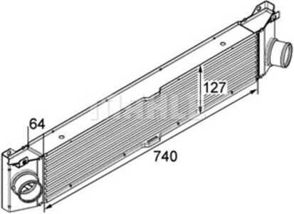 Intercooler, citroën,fiat,peugeot, 0384.K1, 0384K1, 1347700080, E256094