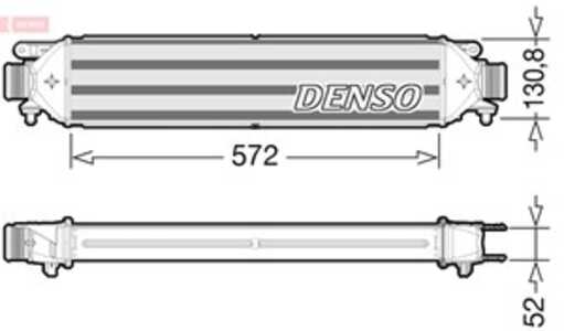 Intercooler, fiat doblo buss, doblo cargo, doblo flak/chassi, 52018046