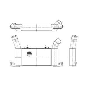 Intercooler, mitsubishi pajero iv, pajero van iv, 1530A052