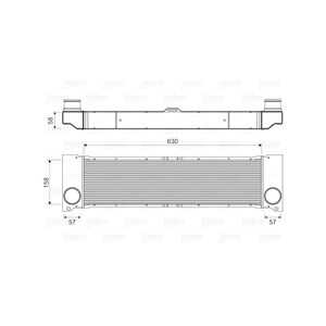 Intercooler, mercedes-benz viano [w639], vito / mixto skåp [w639], vito buss [w639], 6395010801, A6395010801