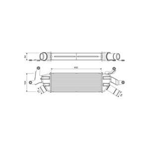 Intercooler, citroën c-crosser, c-crosser enterprise, mitsubishi outlander ii, outlander van ii, peugeot 4007, 0384-K6, 0384-P9