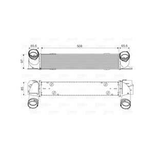 Intercooler, bmw, 17 51 7 524 916, 17517524916, 7524916