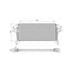 Intercooler, opel astra j, astra j gtc, astra j sedan, astra j sports tourer, cascada, vauxhall astra mk vi, 1302144, 13267646