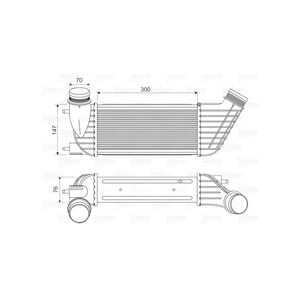 Intercooler, citroën,fiat,peugeot, 0384-J9, 0384-N6, 0384-P1, 1440068680, 1440094280, 1498985080, 384J9, 384N6, 384P1