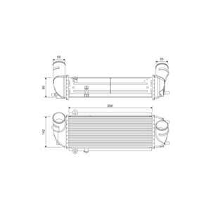 Intercooler, hyundai santa fé iii, kia sorento ii, sorento skåp/suv ii, 282712F000, 28271-2F000