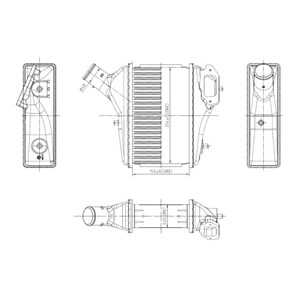 Intercooler, honda cr-v iii, cr-v iv, 19710R7CG01, 19710RSXG01