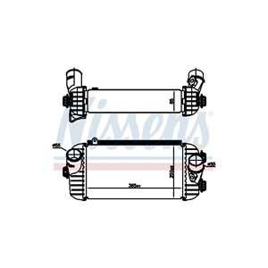 Intercooler, hyundai grand santa fé, santa fé iii, santa fé skåp/suv iii, kia sorento iii, 282702F700, 282712F700