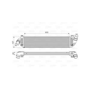 Intercooler, volvo c30, c70 cabriolet ii, s40 ii, v50, 30680124, 30741046, 31280122