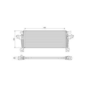 Intercooler, opel,vauxhall, 1302259, 13393988