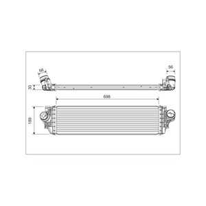 Intercooler, ford focus iv, focus turnier iv, 2214003, 2263372, 2405099, JX616K775AB, JX61-6K775-AB, JX616K775AC, JX61-6K775-AC