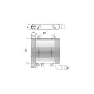 Intercooler, hyundai santa fé ii, 2827127800, 28271-27800