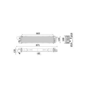 Intercooler, renault trafic buss iii, trafic flak/chassi iii, trafic skåp iii, 144614882R