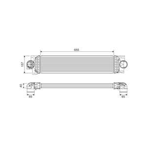 Intercooler, ford mondeo halvkombi v, mondeo sedan v, mondeo turnier v, 1863334, DG936K775DB, DG93-6K775-DB