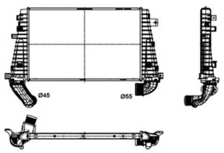 Intercooler, opel,vauxhall, 13231458, 6302082