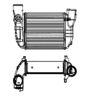 Intercooler, audi a4 b6, a4 b6 avant, 8E0145805L