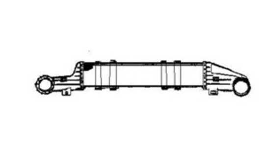 Intercooler, mercedes-benz e-klass [w210], e-klass t-model [s210], 2105001500, 2105002100