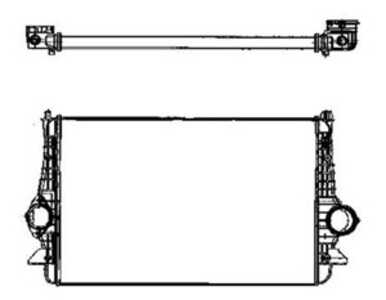 Intercooler, ford galaxy i, seat alhambra, alhambra van, vw sharan, sharan van, 1212577, 3M219L440AA, 7M3145804