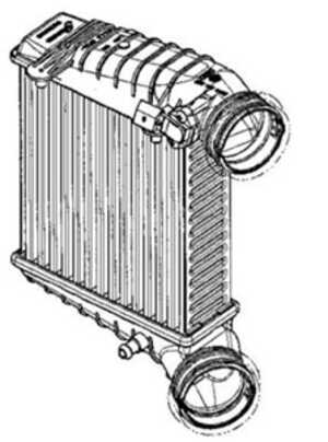 Intercooler, skoda superb i, vw passat b5, passat b5 variant, passat b5.5, passat b5.5 variant, 3B0145805E, 3B0145805H, 3B01458