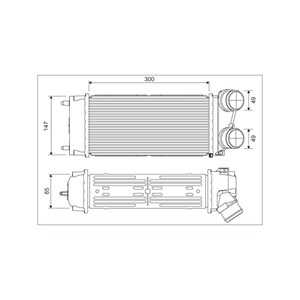 Intercooler, citroën c4 i, c4 coupé, c4 grand picasso i, c4 picasso minibus,  minivan i, peugeot 307, 307 break, 307 sw, 0384-H