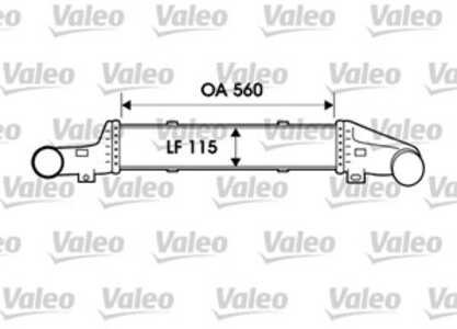 Intercooler, mercedes-benz e-klass [w210], e-klass t-model [s210], 2105001400, 2105002000, A2105002000