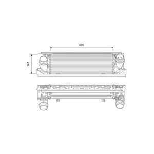 Intercooler, bmw 3 [f30, f80], 3 gran turismo [f34], 3 touring [f31], 4 cabriolet [f33, f83], 4 coupé [f32, f82], 4 gran coupe 