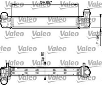 Intercooler, renault fluence, megane cc, megane coupé iii, megane grandtour iii, megane halvkombi iii, 144968673R, 144968999R